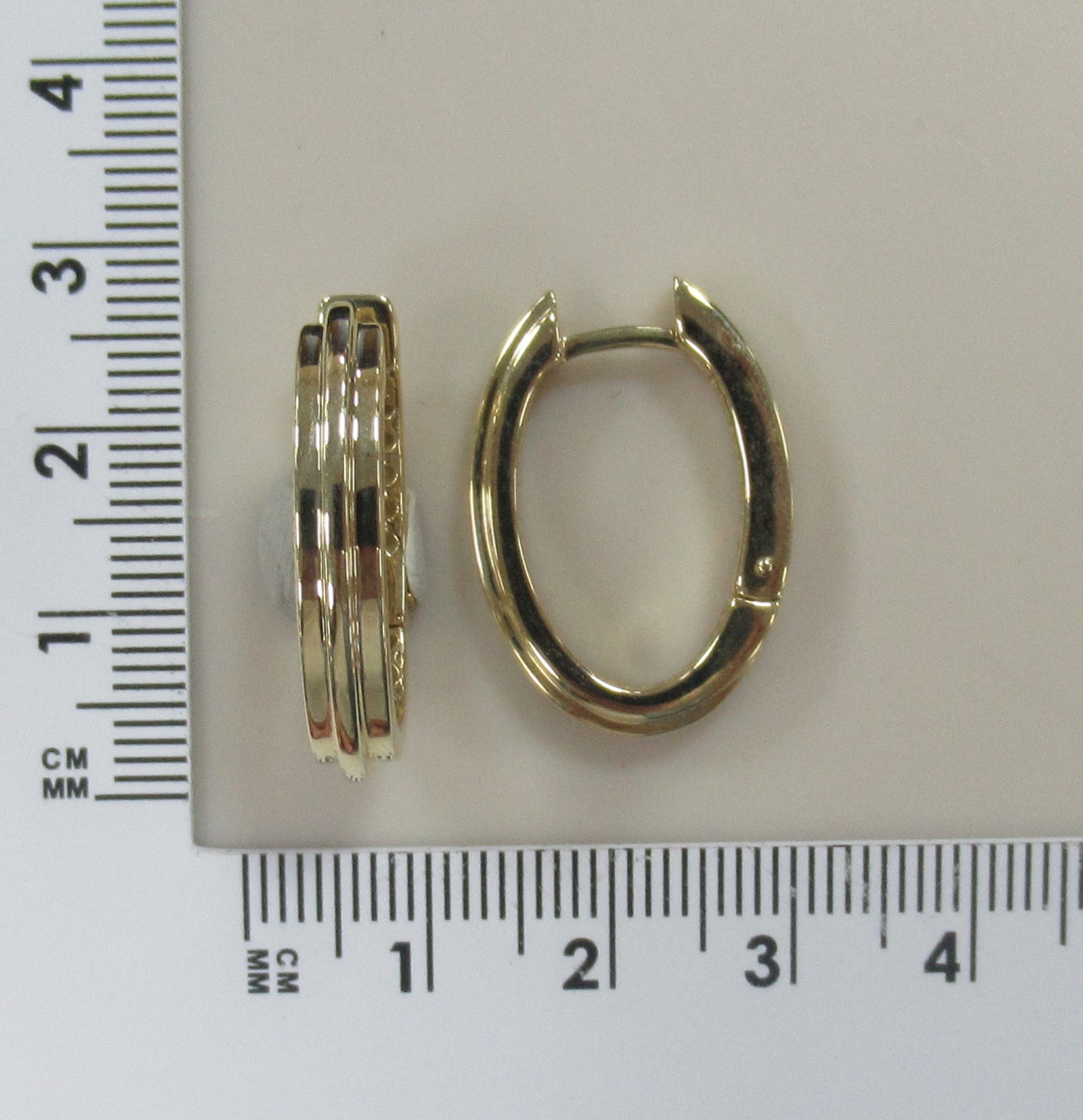Серьги из желтого золота